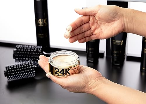 Sally Hershberger 24K Superiority Complex Texturizing Paste - Secret Weapon For Finishing Styles To Perfection - Velvety, Plush Texture - Soft And Touchable - With Golden Pearl And Mica - 1.7 Oz #TOP6