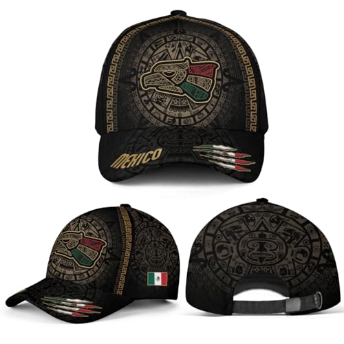 Image of Mexico Hats for Men, Mexico Baseball Cap, Mexican Hat, Mexican Flag Hats