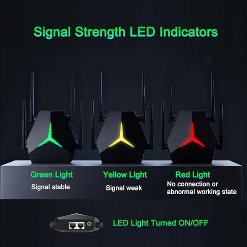 AC1200 WiFi Range Extender, USB Dual Band 5GHz/2.4GHz WiFi Repeater with 3 Modes & 2 Ethernet Ports Cover up to 12000 Sq.ft, EX004 Internet Signal Booster for Whole Home, Plug and Play (Black) by ZITUFAW - Image 8