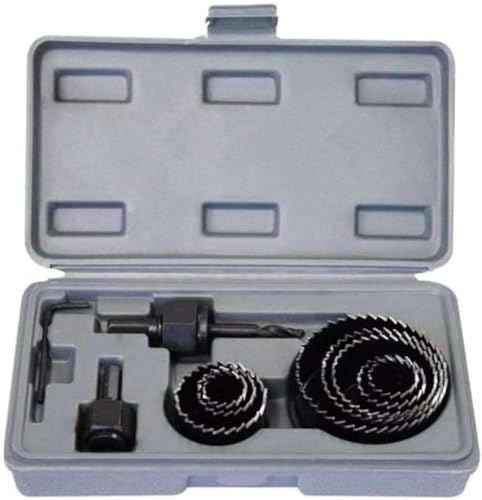 Jogo De Serra Copo 11 Peças Com Maleta Organizadora Para Materiais Como Madeira, Gesso, Plástico Ent