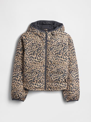Image of GAP Girls' Logo Lightweight Puffer Jacket