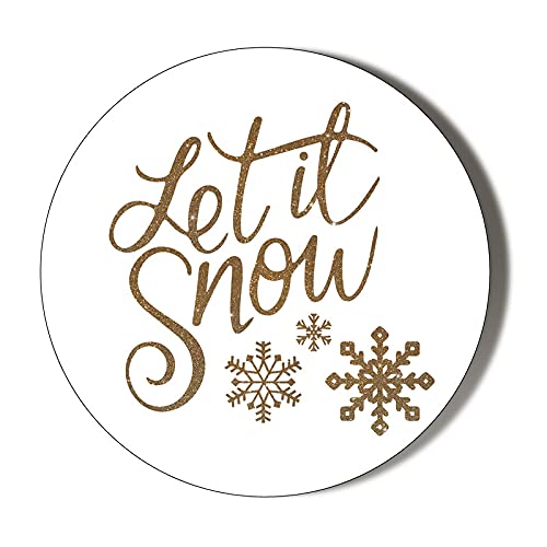 Gift Insanity Multi Let It Snow 10 X 49Mm Vinyl Stickers Pack Of 10