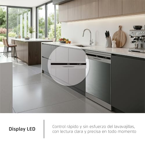 Miniatura 13 de Corberó - Lavavajillas Plus 60 Cm Clvg656x 13 Cubiertos 5 Programas 4 Temperaturas Display Led Media Carga Función Secado Extra Inicio Diferido Compatible Con Tablets 3 En 1 Inox