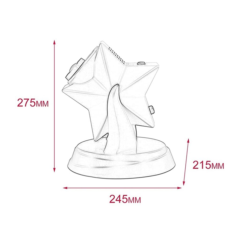 WSSBK Sky Twilight Stars Projector LED Lamp Moon Star Nebula Romantic Atmosphere Light Christmas Bedroom Night Lamp — view 2
