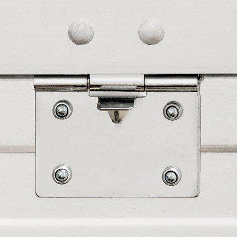 Enders Alubox 63 L mit Schloss Set - Aluminium Box 1 mm Wandstärke, spritzwasserdicht, stapelbar - Alukiste, Metallkiste, Metallbox mit Deckel - verwendbar als Transportbox, Werkzeugkiste, Lagerbox