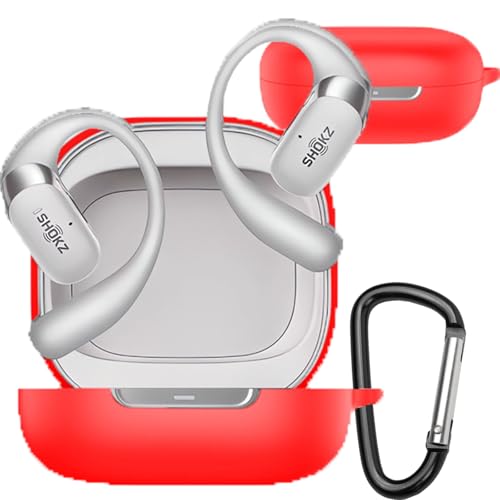 UIUIKA For Shokz (�V���b�N�X) OpenFit 2+ �P�[�X �V���b�N�X OpenFit 2+ �ی�J�o�[ �_�炩�� �V���R���� �J���r�i�t��+�X�g���b�v�t�� �����h�~ �L�Y�h�~ �ϏՌ� �h�o �y�� �����[�d�\ �����h�~(���b�h)