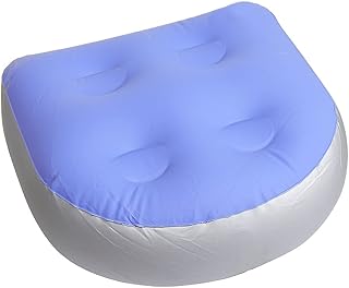 TFixol Soft B-ooster S-eat - Cojín inflable para bañera de hidromasaje para adultos, color azul