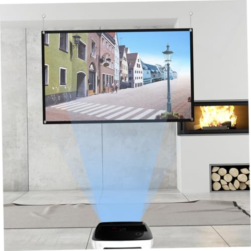 Pantalla de proyección para proyector portátil Angoily de interior y exterior 6