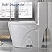 SPOWAY One Piece Toilet, 1/1.6 GPF Elongated Dual Flush Toilet with 15.5