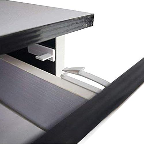 DHinkyoung Unsichtbare Schubladenschlösser Kindersicherung Babysicherung Verborgene Verriegelungen Kindersichere Schrankschlösser mit starkem Klebeband für Schrank, Schrank und andere Möbel (Weiß, 8