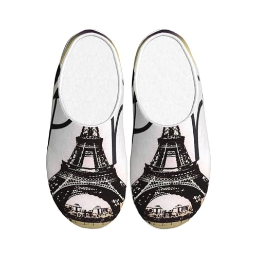 Chaussons d'hiver Tour Eiffel Love Paris, le cadeau idéal pour gâter vos proches