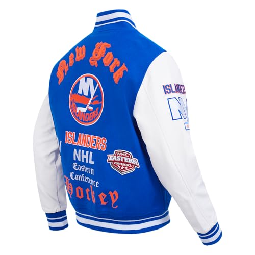 Image of Pro Standard Mens NHL Old English Varsity Jacket