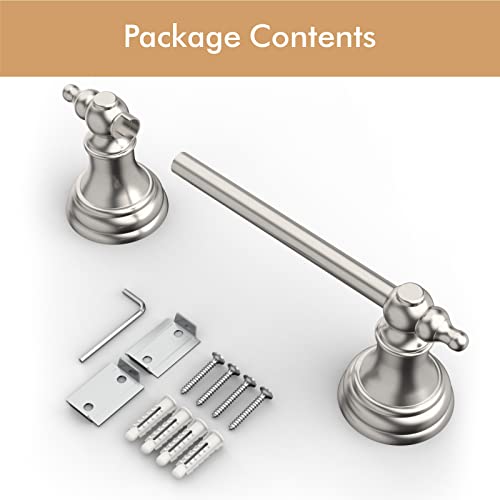 Filta Toilet Paper Holder Wall Mount, Brushed Nickel Toilet Paper Roll Holder For Bathroom, Modern Wall Pivoting Toilet Paper Hanger, Premium Bath Tissue Wall Holder Rustproof #TOP4