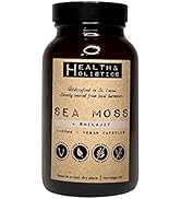 Sea Moss + Shilajit Capsules (St. Lucia - 120 caps) Organic | Wild Crafted | Non GMO | 92 Mineral...