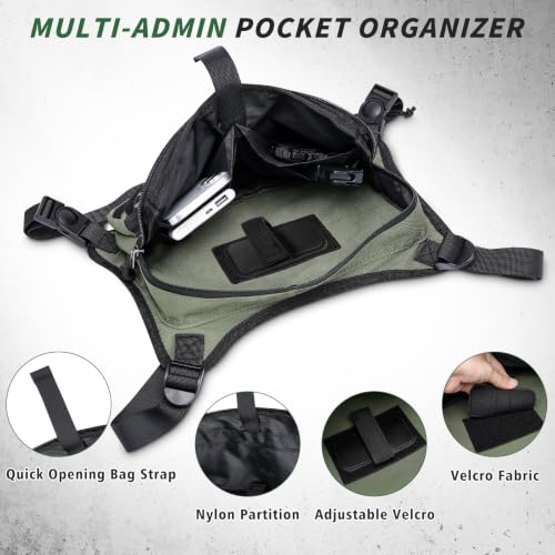 Chaleco para correr hombre y mujer con almacenamiento para entrenamiento verde 6