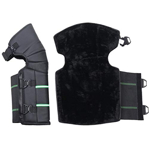 Genouillères de moto AKT protection étanche et longue avec rembourrage thermique épais hiver