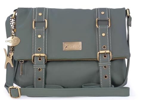 Sac bandoulière femme en cuir moyen format - Abbey Road de Catwalk Collection