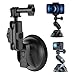 Produktbild Eyeon Heavy Duty Auto Saugnapf Halterung mit Handyhalterung Windschutzscheibe Armaturenbrett Fenste Boote Fahrzeug Kamera Halterung Bonnet für GoPro Max Hero 11 10 9 8 7 6 5 Insta360 DJI Osmo