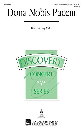 Dona Nobis Pacem Choral Score partition 3-Part Choral chant