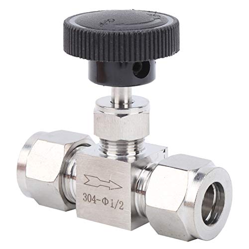 High Pressure Needle Valve for Water & Gas Control - Premium 304 Stainless Steel - Accurate Adjustment - for Industrial Applications (Ф1/2) by Yosoo - Image 8