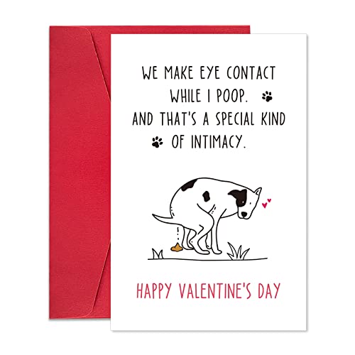 Ogeby Dog Valentine Card for Dog Lovers