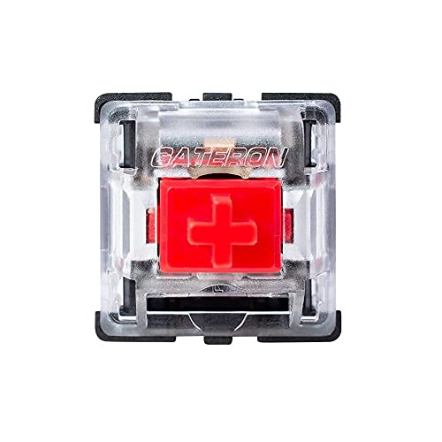 Interrupteurs Gateron Rouge 3 broches frappe linéaire et fluide pour clavier