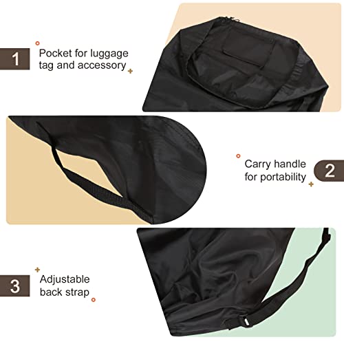 LIHAO Transporttasche Aufbewahrungstasche Schutzhülle für Kinderwagen Wasserdicht 600D