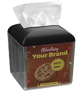 Commercial Paper Napkin Dispenser, Tabletop Napkin Dispenser, Black, 6
