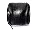 cords craft Round Leather Cord for Round Bracelet, Necklaces Plain Genuine Leather Cord 1.5MM 2 Black
