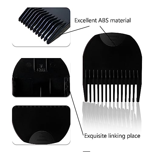 CR8GR8 4 Professional Hair Clipper Guards Cutting Guides Fits for Manscaper 3.0 with Organizer, Fit for The Lawn Mower 3.0 Clipper Combs Replacement - 1/8" to 1/2" inch