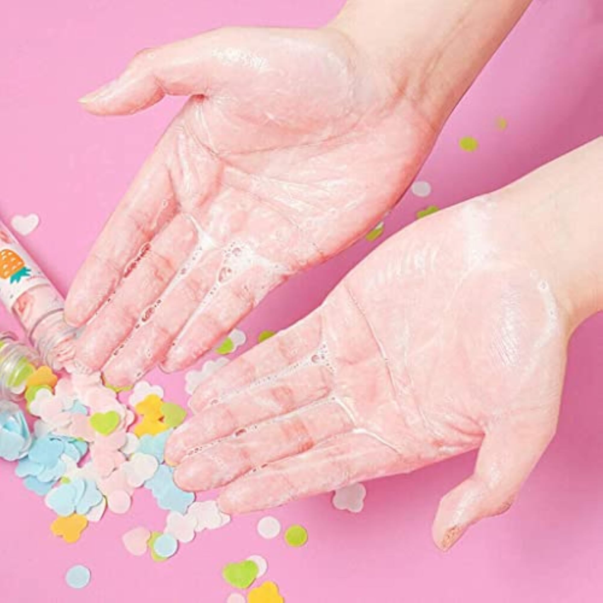 Paper Soap for Kids, Disposable Tube Shape, Flower Design