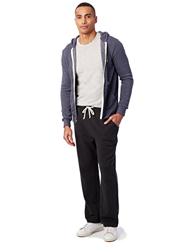 Alternative Unisex The Rocky Eco-Fleece Full Zip Hoodie, Eco True Navy, Large4