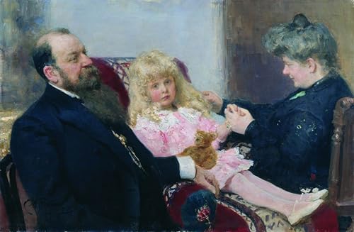 Portrait de la famille Delarov affiche d'art pour créer une ambiance galerie dans votre salon