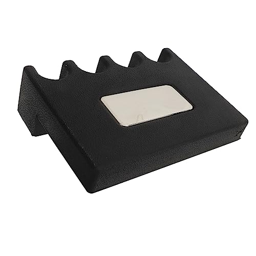 POENVFPO Pool Cue Stick Holder, Black Portable Rubber Billiard Cue Stick Holder Pool Cue Holder Rest Claw Accessories for Bars Clubs Pool Players (4 Holes)