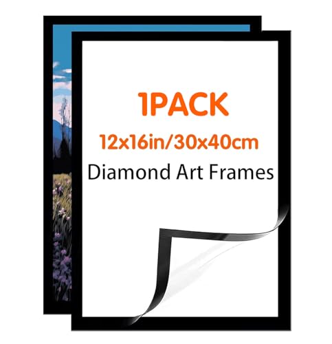 Kit art diamant de précision 30,5x40,6 cm - Toile magnétique haut de gamme pour adulte