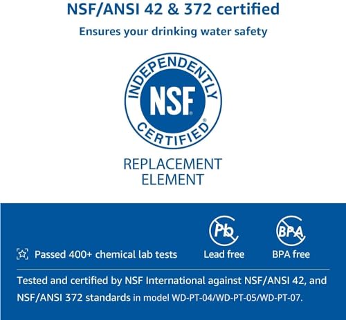 Image of [Original] Waterdrop WD-PF-01A Plus NSF Certified Replacement Filters for All Waterdrop Pitcher and Dispenser Filtration System, Reduces PFAS, PFOA /PFOS, Last Up to 200 Gallons (6 Packs)