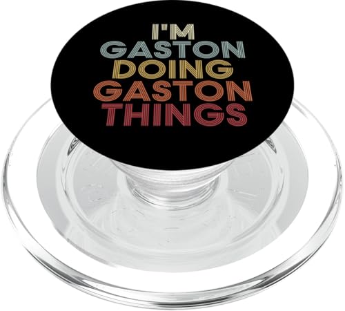 Gaston Name Gaston Personalized Name First Given PopSockets PopGrip for MagSafe