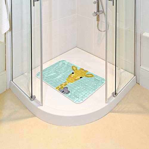 Tapis de douche lavable en machine pour le bain amusant des enfants