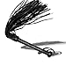 Soft Horse Crop with 50 Premium Leather Tails Braided Handle Grip and Wrist Strap Small Whip Crop