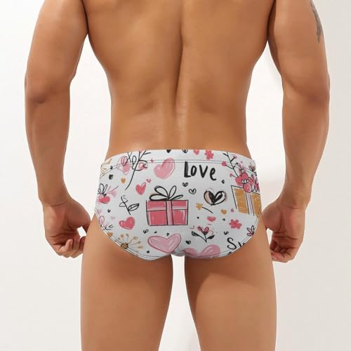 Mothers Day Celebration Mens Swim Briefs Bikini Sexy Low Rise Trunks Swimsuit Bathing Suit Beach2