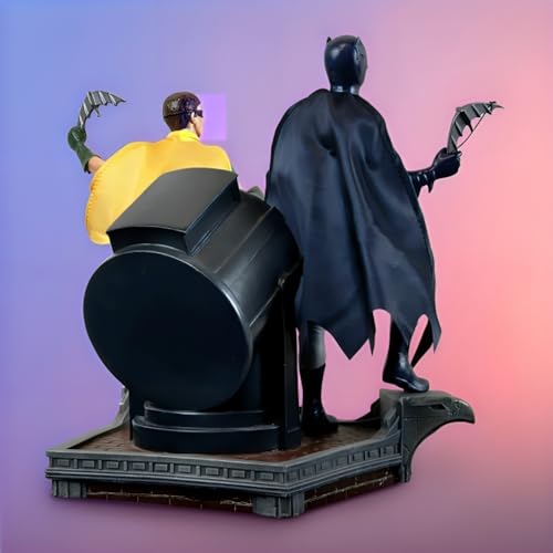 Escultura Batman y Robin Serie TV Clásica con BAT-Signal miniatura 7