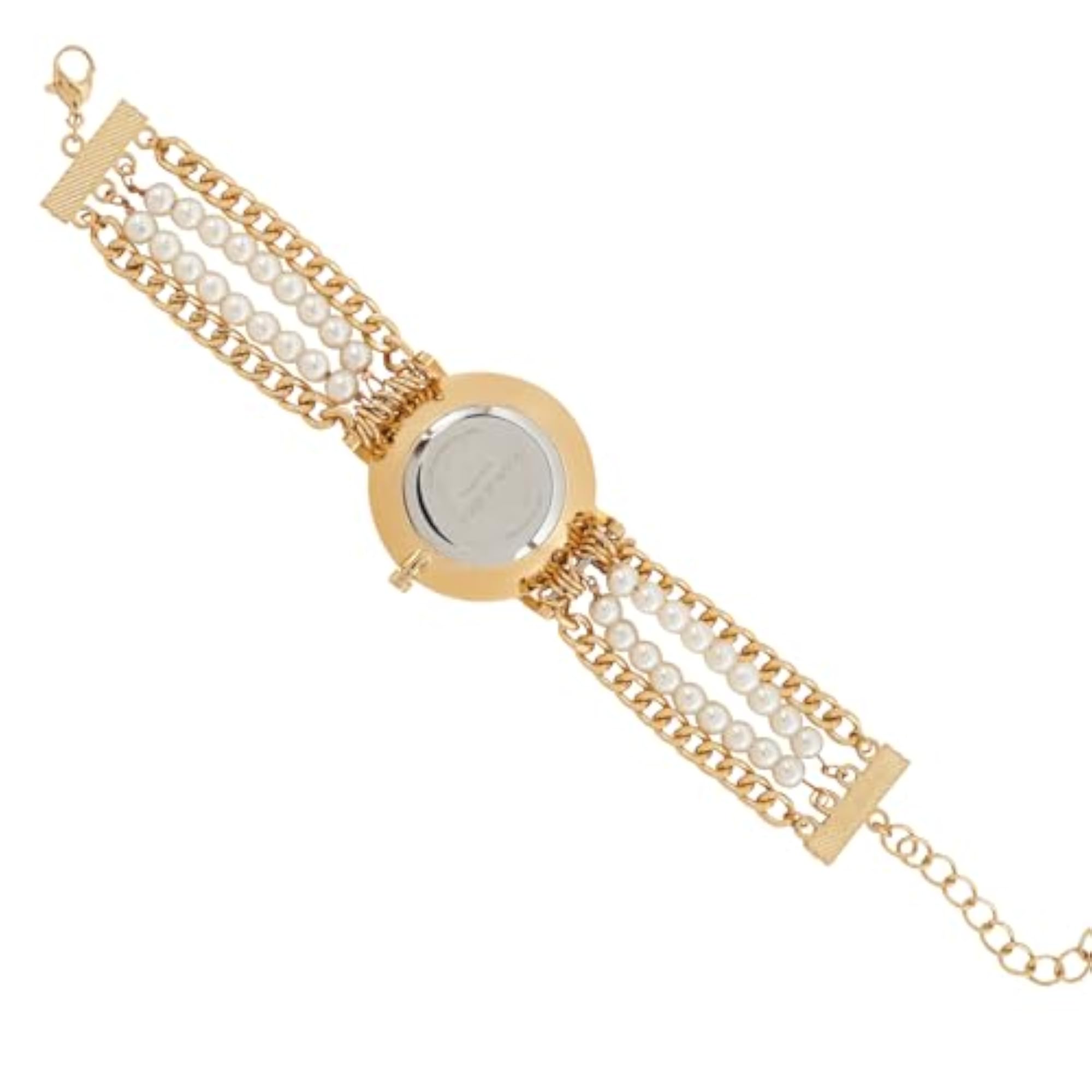 Women's Odessa 32mm White Dial Gold Metal Alloy Watch