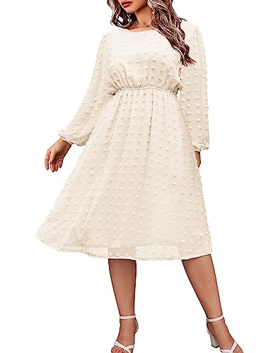 IN'VOLAND Damen-Kleid, Übergröße,...