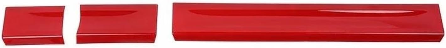 Panel For Dodge For Nitro 2007 2008 2009 2010 2011 2012 Car Center Console Panel Decoration Strip Cover Interior Accessories Frame Decorative(RED)