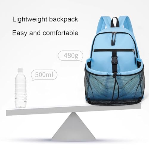 Mochila de baloncesto impermeable con malla para balones de voleibol y fútbol 6