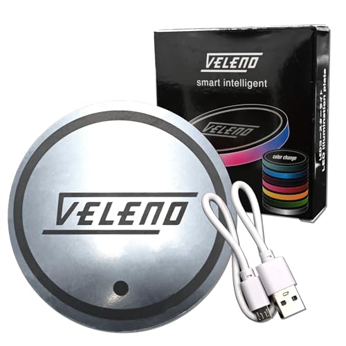 VELENO LED ���C�g �R�[�X�^�[ RGB 7�F 3��ނ̓_�����[�h USB �[�d�� �� �� �� ���F ���F �� �� �ԓ� e358
