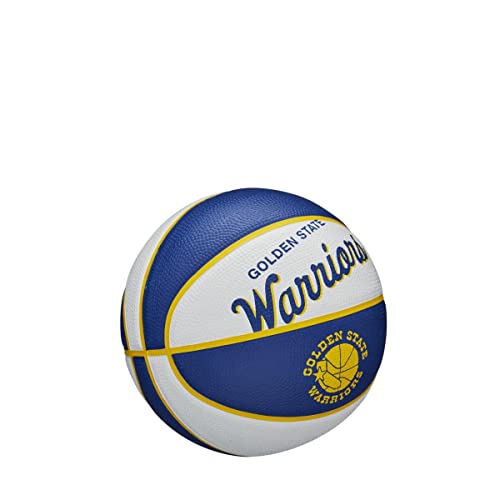 Image of WILSON NBA Team Retro Mini Basketball - Golden State Warriors