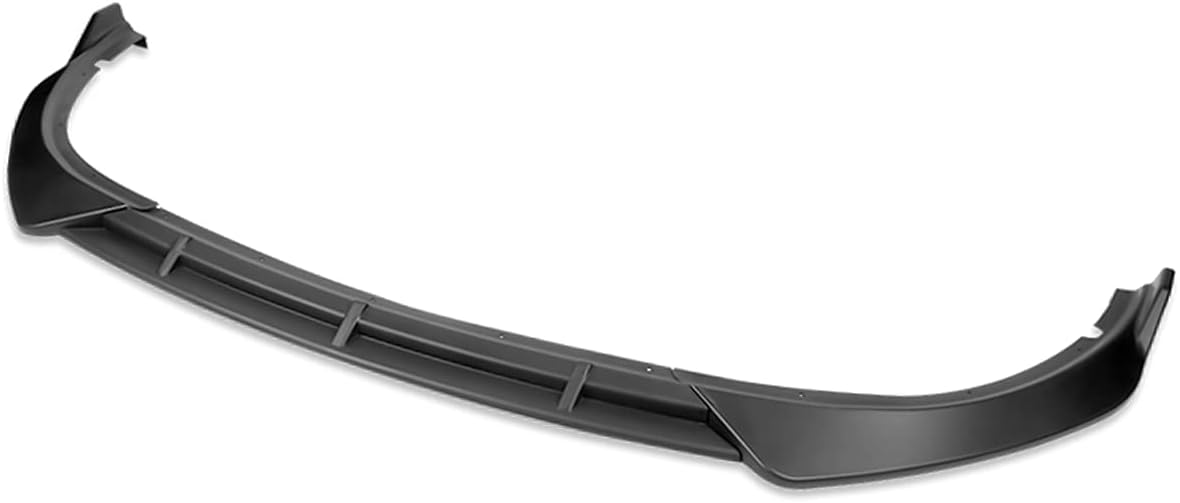 DNA Motoring 3PCS STP-Style Front Bumper Lip Compatible with 2016-2018 Kia Optima LX/EX/LX-Turbo, Matte Black, 2-PU-591