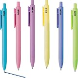 COLORES INCLUIDOS: Incluye colores azul, verde, amarillo, rosa, violeta y morado. Cada boli de un color diferente. Todos contienen tinta de aceite azul. ¡Perfectos para darle vida a todos tus proyectos!