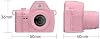 Dijital Fotoğraf Makineleri Video Mini Kamera 2K Video 128GB Destekli CMR42 Pembe